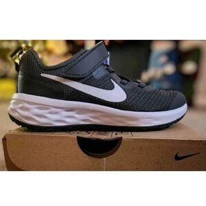 Nike Kids Gray and White Sneakers